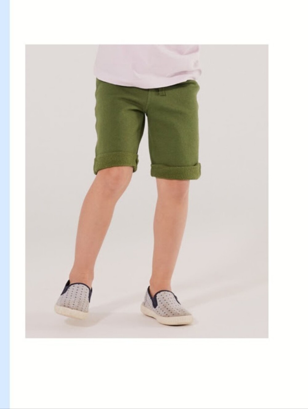 NWT PACT Organic Cotton Shorts Thyme Olive Green 2T/3T GOTS